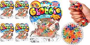 Stress Ball Jelly Beads Balls Squishy Toy Globbie (Pack of 4) by JA-RU.  Stress Relief Toy for Kids and Adults Great for Anxiety Autism & Hand  Therapy Party Favor Supply in Bulk #